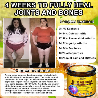 XRLXRL® Bee Venom Pain-Relief Bone Healing Cream 👨‍⚕️(Specially for older adults)